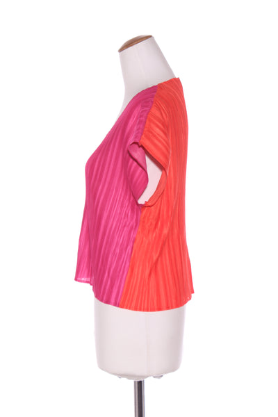 GORMAN - Micro pleat pink and orange top! 14