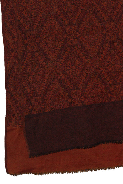 Quality soft wool shawl/scarf - Earthy tones!