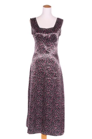 MIRROU - Floral satin dress! 8