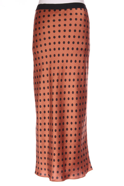 SEED - Bronze spot print bias midi skirt! 10