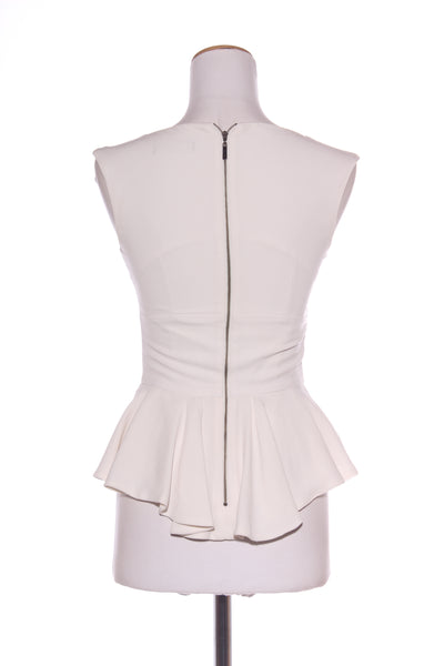 CUE (AU) White peplum top! 6