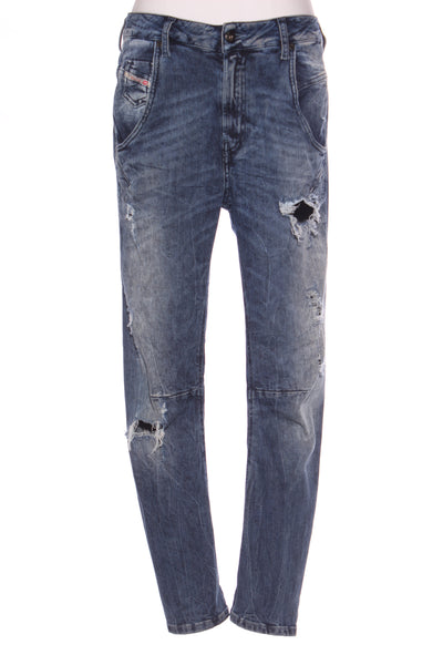 DIESEL "Fayza" denim+sweat pant jean! 27/9