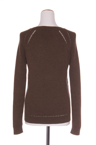 KATE SYLVESTER - Khaki patterned merino jumper! 10