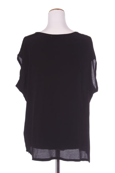 BOHO - Jane scoop hem top - Black! 10-12