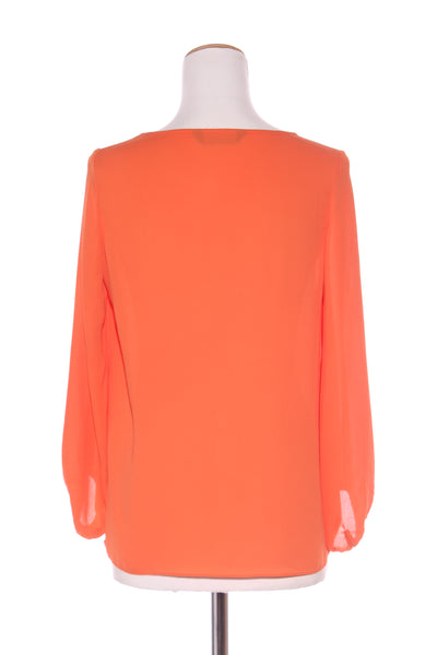 URBAN RENEWAL - Orange pleat neckline blouse! 10