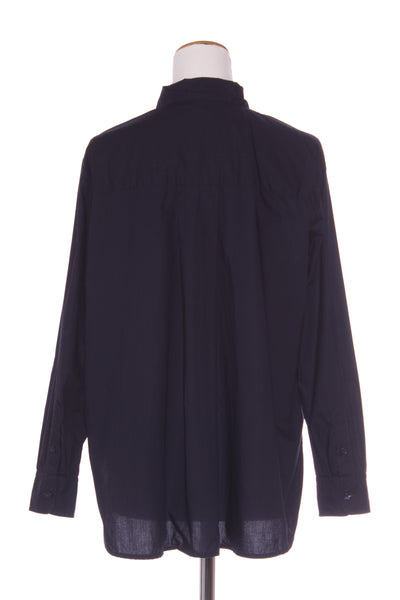 SEED - Navy oversized cotton shirt! 10-12