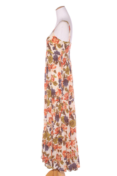 KIVARI - Paloma floral shirred maxi dress! 10