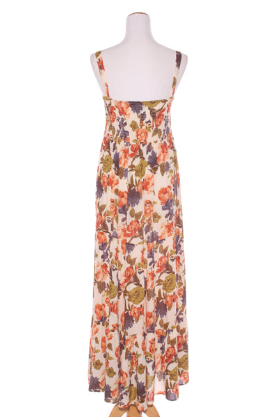 KIVARI - Paloma floral shirred maxi dress! 10
