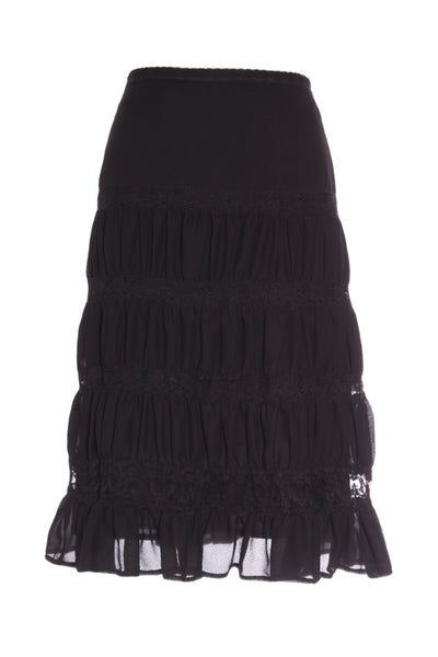 MAX (NZ) Vintage lace ruffle skirt! 8