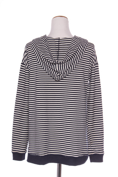 ZAFINA - Contrast stripe hooded jumper! 10-12