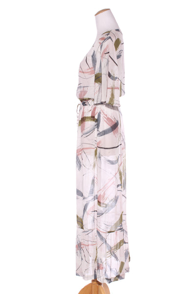 MAX - Abstract print button up maxi dress! 12