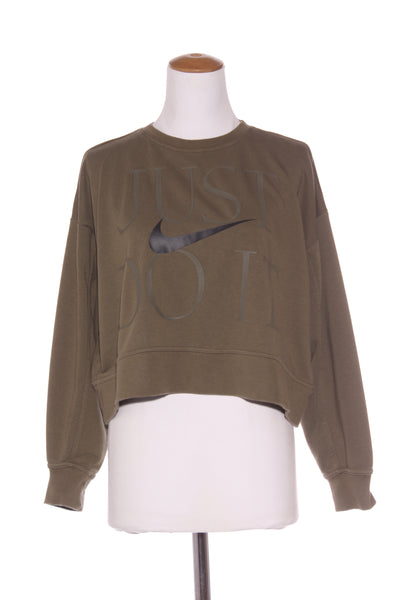NIKE - Khaki just do it crop sweater! 12