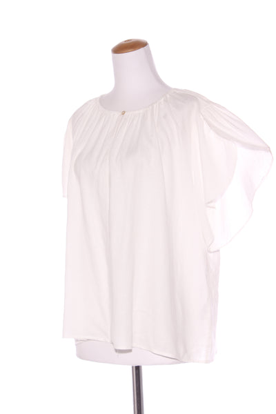 KNEWE (LN) Linen cotton flutter sleeve top! 16