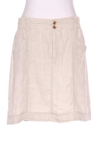 JUST JEANS - Linen skirt with pockets- Natural! 14