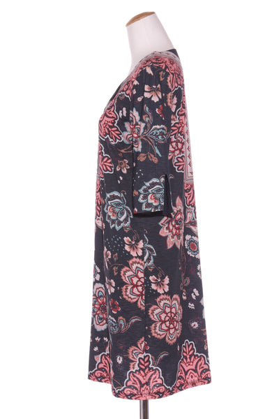 GRACE HILL - Floral print jersey stretch dress! 10