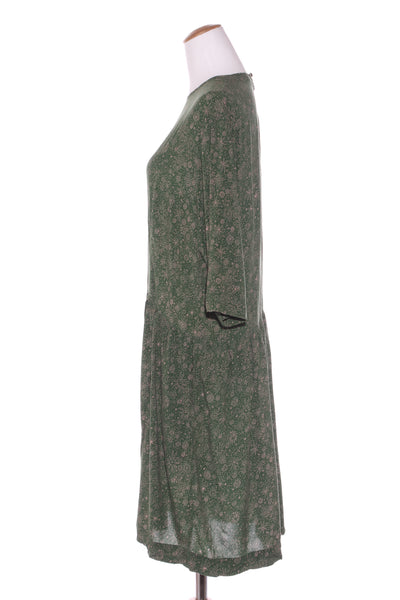 JULIETTE HOGAN (NZ) Pink floral green dress! 10-12