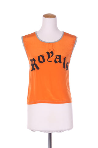 SALASAI (LN) "Royals" silk front tank! 10