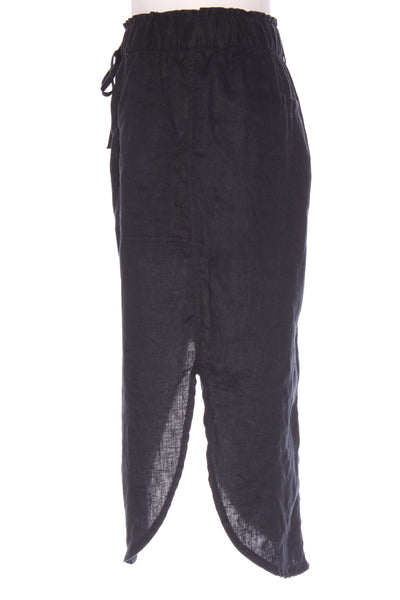 JUST JEANS - Linen scoop hem midi skirt! 6-8