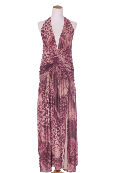 BABYBOO (LN) "Melania - Magenta Orchid Print" maxi dress! 16