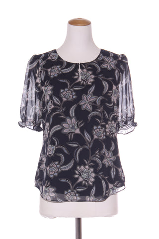 JACQUI.E (BN) Navy floral top! 8