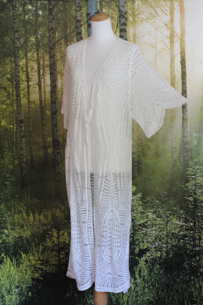 SIRENE - Embroidered kimono cardi! 8-16