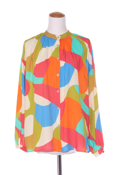 BANDITAS FROM MARSEILLE - Colourful print Seattle top! O/S
