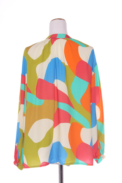 BANDITAS FROM MARSEILLE - Colourful print Seattle top! O/S