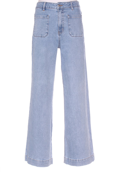 AMONG THE BRAVE "Zoey" wide leg jean! 12