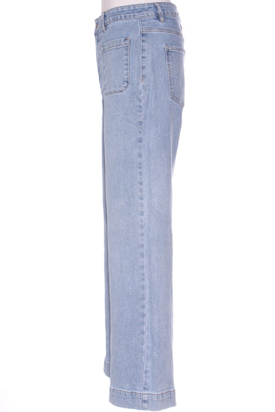 AMONG THE BRAVE "Zoey" wide leg jean! 12