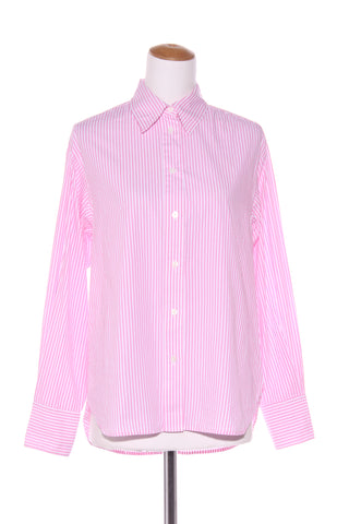 FORCAST - Pink stripe cotton shirt! 6-10