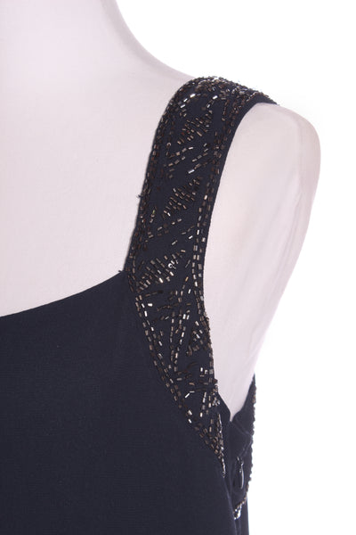 MAX - Embellished shoulder strap shift dress! 10-12