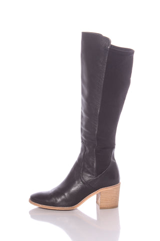 MINX "Awaken" stretch panel leather boots! 40