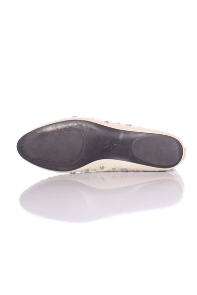 ZARA - Studded flats - Cream! 40