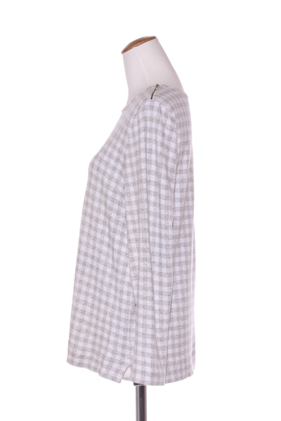 TRENERY - Gingham brushed cotton sweater! 14