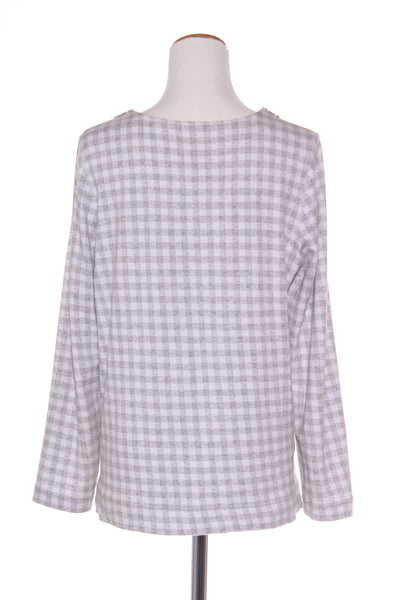 TRENERY - Gingham brushed cotton sweater! 14