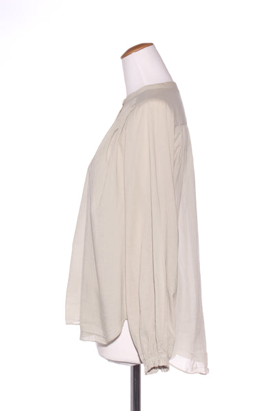 MINERAL - Sage cotton poplin button up blouse! 10-12
