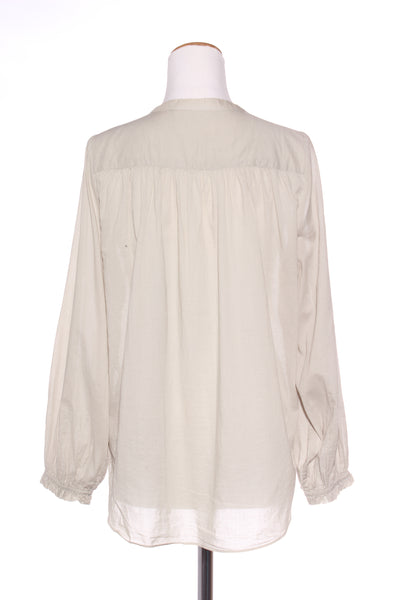 MINERAL - Sage cotton poplin button up blouse! 10-12