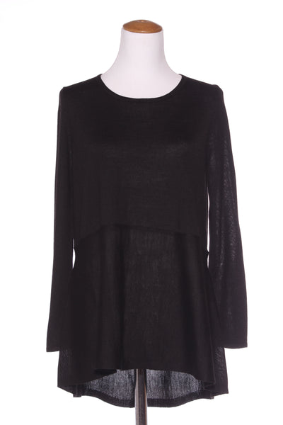 SUSSAN (LN) Wool blend scoop hem knit! 8-10