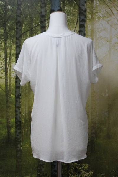 MOOCHI 6&7 (NZ) Chiffon back scoop hem top! 10