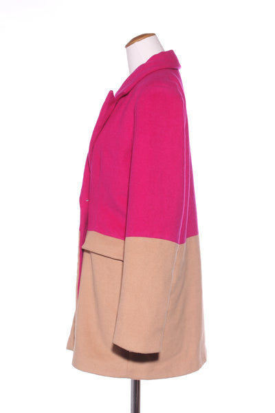 AUGUSTINE - Pink and beige wool blend coat! 14