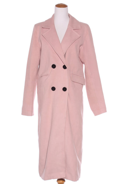 AUGUSTINE - Longline blush pink coat! 12