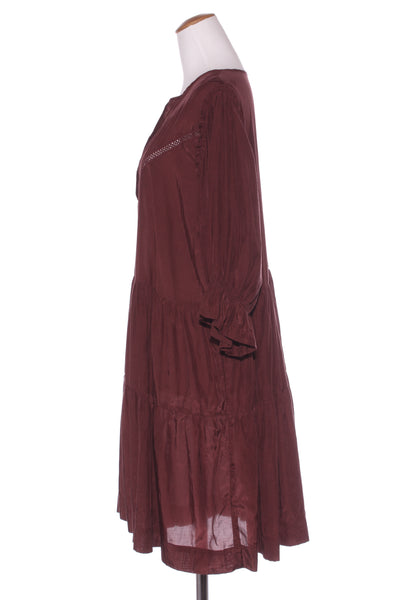 BLAK LUXE - Chocolate lace detail tiered dress! 16