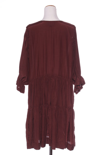BLAK LUXE - Chocolate lace detail tiered dress! 16