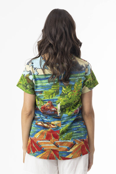 ORIENTIQUE "Ibiza" organic cotton tee! 12
