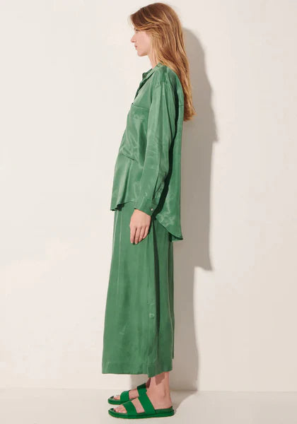 POL (BN) "Sicily" cupro green shirt! 8-10