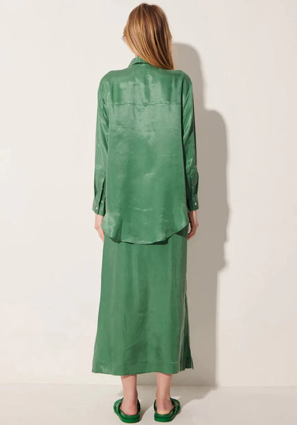 POL (BN) "Sicily" cupro green shirt! 8-10