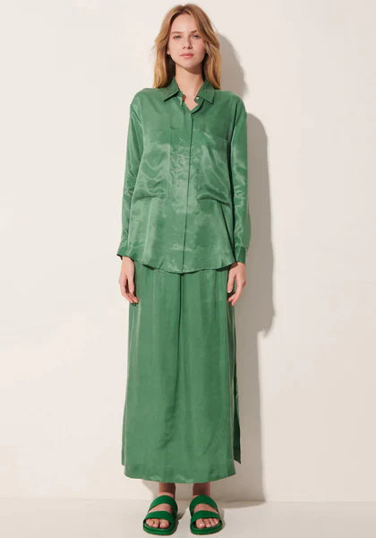 POL (BN) "Sicily" cupro green shirt! 8-10