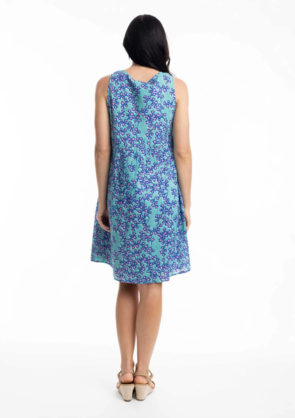 ORIENTIQUE "Radhangar print" reversible cotton dress! 14