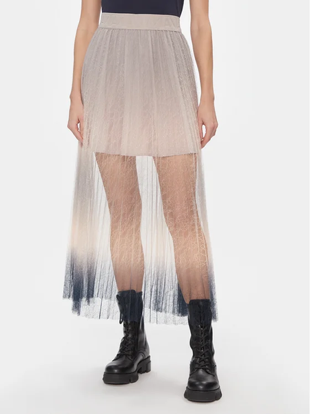 ARMANI EXCHANGE - Ombre mesh patterned skirt! 10-12