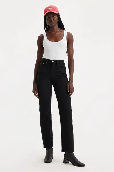 LEVI'S "Wedgie straight" black jeans! 16W